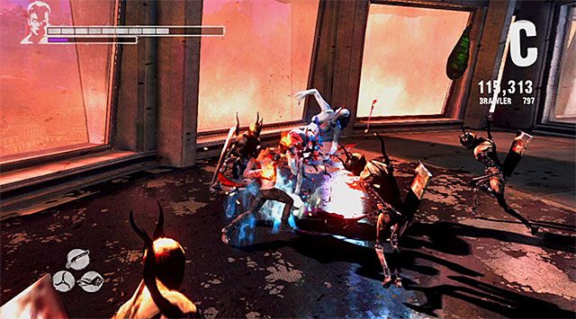 Powróć do miejsca startu i dla odmiany udaj się teraz w lewo - Eksploracja 105 piętra | 16 - The Plan (Plan) | DMC Devil May Cry - DMC: Devil May Cry - poradnik do gry