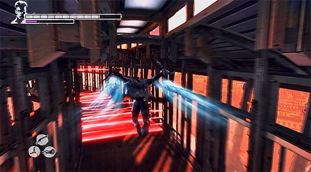 Jako że Vergil nie był tym razem w stanie całkowicie wyłączyć laserów musisz odnaleźć się w nowej sytuacji - Dotarcie do windy na piętrze 106 | 16 - The Plan (Plan) | DMC Devil May Cry - DMC: Devil May Cry - poradnik do gry