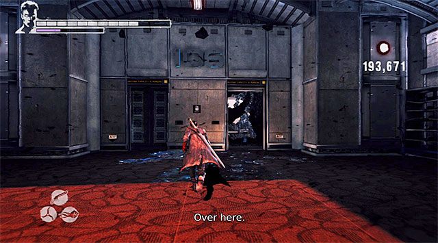 Dla odmiany wybierz się teraz w prawo, odnajdując po drodze nową statuę boskości (Divinity Statue) - Dotarcie do windy na piętrze 106 | 16 - The Plan (Plan) | DMC Devil May Cry - DMC: Devil May Cry - poradnik do gry