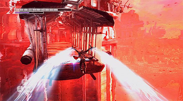 Tym razem nie wpadniesz na żadne potwory, ale za to będziesz musiał się śpieszyć i bezbłędnie wykonywać akrobacje - Eksploracja 154 piętra | 16 - The Plan (Plan) | DMC Devil May Cry - DMC: Devil May Cry - poradnik do gry