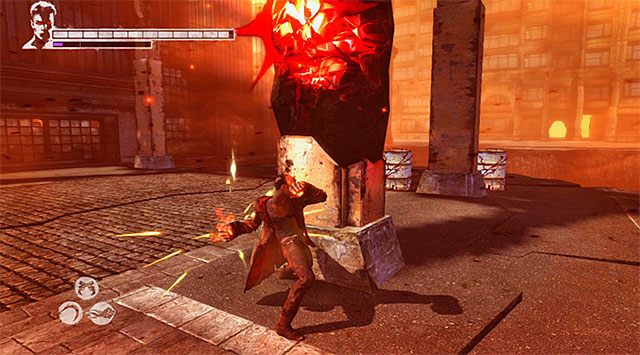 Po dotarciu do miejsca, w którym znajduje się samochód do wykonania pozostała ci tylko jedna czynność - Przeprawa przez miasto | 15 - The Trade (Wymiana) | DMC Devil May Cry - DMC: Devil May Cry - poradnik do gry