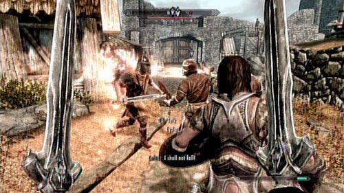 Jeśli masz to już za sobą, udaj się do dowolnego miasta w grze i poczekaj, aż zaczepią Cię dwaj kultyści (w ten sposób rozpoczniesz główny wątek dodatku) - Dragonborn [Smocze Dziecię] | Smocze Dziecię | Solucja TES V Skyrim Dragonborn - The Elder Scrolls V: Skyrim - Dragonborn - poradnik do gry