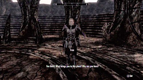 Świątynia Miraaka to bardzo dziwne miejsce - wszyscy robotnicy, którzy dłubią w jej murach, są opętani - Talk to Frea [Porozmawiaj z Freą] | Świątynia Miraaka | TES V Skyrim Dragonborn - The Elder Scrolls V: Skyrim - Dragonborn - poradnik do gry