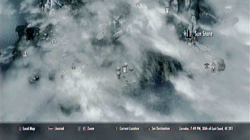 Słoneczny Kamień znajduje się w połowie drogi między Ashfallow Citadel a Tel Mitryn - Cleanse the Sun Stone [Oczyść Słoneczny Kamień] | Oczyszczanie Kamieni - The Elder Scrolls V: Skyrim - Dragonborn - poradnik do gry