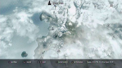 Dotarcie do tego Kamienia jest chyba najmniej wygodne - Cleanse the Water Stone [Oczyść Kamień Wody] | Oczyszczanie Kamieni - The Elder Scrolls V: Skyrim - Dragonborn - poradnik do gry