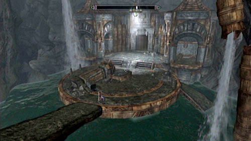 Aby przejść przez akwedukt, musisz opuścić trzy mosty zwodzone - Restore the steam supply to the Dwemer reading room [Przywróć zasilanie parowe do dwemerskiej czytelni] | Ścieżka mądrości - The Elder Scrolls V: Skyrim - Dragonborn - poradnik do gry