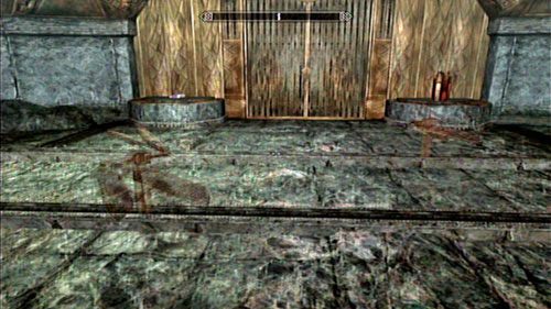 Zejdź na dół - do części sali, która była dotychczas zalana - Restore the steam supply to the Dwemer reading room [Przywróć zasilanie parowe do dwemerskiej czytelni] | Ścieżka mądrości - The Elder Scrolls V: Skyrim - Dragonborn - poradnik do gry
