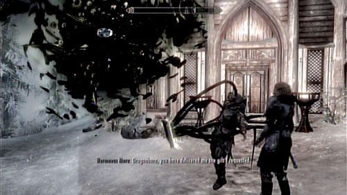 Ta część zadania jest całkowicie nieinteraktywna - Wait for Storn to read the book [Poczekaj aż Storn przeczyta księgę] | Ogrodnik ludzkości - The Elder Scrolls V: Skyrim - Dragonborn - poradnik do gry