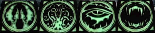 Od lewej: Delving Pincers, Boneless Limbs, Prying Orbs, Gnashing Blades. - Reach Miraaks Temple [Dotrzyj do Świątyni Miraaka] | Na szczycie krainy Apocrypha - The Elder Scrolls V: Skyrim - Dragonborn - poradnik do gry