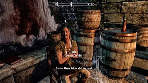 Cresciusa Caerelliusa znajdziesz w jego domu, obok portu w Raven Rock - The Final Descent [Ostateczne zejście] | Wątki poboczne - Raven Rock - The Elder Scrolls V: Skyrim - Dragonborn - poradnik do gry