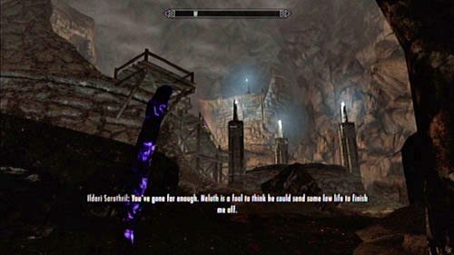 Dalsza podróż przebiega dość monotonnie - to po prostu kolejne korytarze i potwory - Old Friends [Starzy przyjaciele] | Wątki poboczne - Tel Mithryn - The Elder Scrolls V: Skyrim - Dragonborn - poradnik do gry
