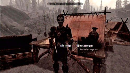 Podobnie jak poprzednim razem, musisz wysupłać niezłą sumkę - tym razem aż 2000 sztuk złota - Wątki poboczne - Kolbjorn Barrow - Unearthed [Wykop] | Wątki poboczne - Inne - The Elder Scrolls V: Skyrim - Dragonborn - poradnik do gry