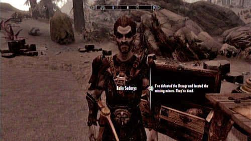 Ralis to twarda sztuka - śmierć górników nie zrobi na nim większego wrażenia - Wątki poboczne - Kolbjorn Barrow - Unearthed [Wykop] | Wątki poboczne - Inne - The Elder Scrolls V: Skyrim - Dragonborn - poradnik do gry