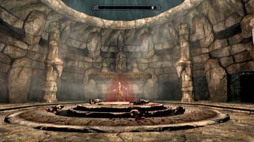 Starcie ze smoczym kapłanem jest bardzo trudne - dlatego należy pokonać go sposobem - Wątki poboczne - Kolbjorn Barrow - Unearthed [Wykop] | Wątki poboczne - Inne - The Elder Scrolls V: Skyrim - Dragonborn - poradnik do gry