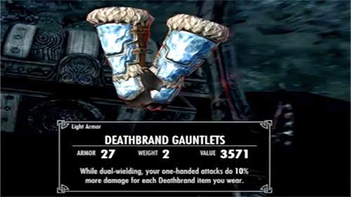 Dzięki mapie skarbów, którą znalazłeś przy liderze piratów z Płycizny Haknira nie powinieneś mieć kłopotów ze znalezieniem czterech części starożytnego pancerza - Deathbrand | Wątki poboczne - Inne | Solucja TES V Skyrim Dragonborn - The Elder Scrolls V: Skyrim - Dragonborn - poradnik do gry