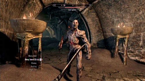 Grobowiec zamieszkuje cała armia popielnych pomiotów - jest ich dosłownie mnóstwo - Clear the Temples tomb of ash spawn [Oczyść świątynny grobowiec z popielnych pomiotów] | Pozostałe zadania - The Elder Scrolls V: Skyrim - Dragonborn - poradnik do gry