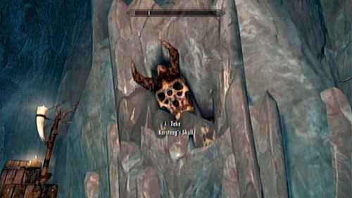 Istnieją dwa przejścia prowadzące do sali tronowej, w której spoczywa Karstaag - Karstaag | Nieoznaczone zadania | Solucja TES V Skyrim Dragonborn - The Elder Scrolls V: Skyrim - Dragonborn - poradnik do gry