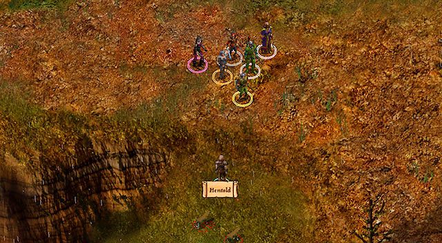 Na południu mapy spotkasz Hentolda [B], który opowie Ci o strasznych wizjach, które nawiedzają go, odkąd ukradł z pobliskiego grobowca pewien sztylet - Sztylet Hentolda | Rozdział 3 - zadania poboczne | Solucja Baldurs Gate - Baldurs Gate: Enhanced Edition - poradnik do gry