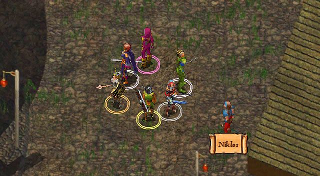 Porozmawiaj z Niklosem [A], który da Ci 50sz, jeśli zgodzisz się porozmawiać z jego szefem - Alatos i Gildia Złodziei | Rozdział 5 - zadania poboczne | Solucja Baldurs Gate - Baldurs Gate: Enhanced Edition - poradnik do gry