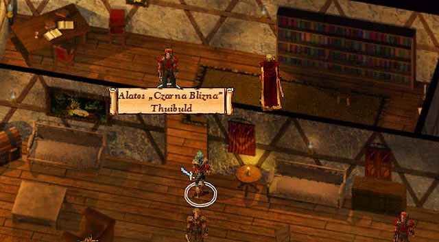 Kiedy znajdziesz się już w głównym pomieszczeniu gildii, porozmawiaj z Alatosem Thuibuldem, przywódcą gildii - Alatos i Gildia Złodziei | Rozdział 5 - zadania poboczne | Solucja Baldurs Gate - Baldurs Gate: Enhanced Edition - poradnik do gry