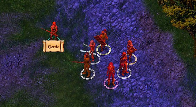 Na północ od wioski spotkasz Gerde [C] - Ubijanie Ankhegów | Rozdział 5 - zadania poboczne | Solucja Baldurs Gate - Baldurs Gate: Enhanced Edition - poradnik do gry