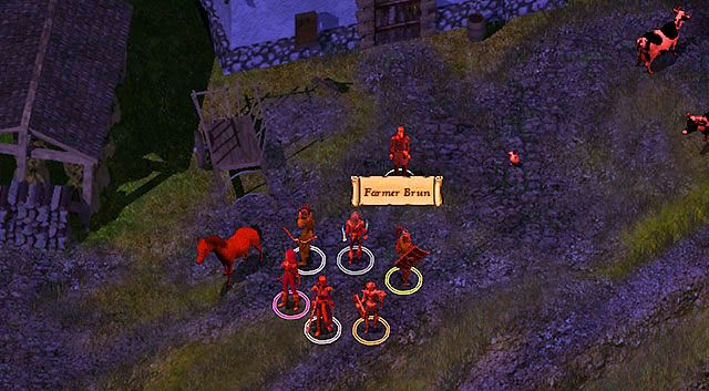 Na farmie w wiosce rybackiej trafisz na Farmera Bruna [B] - Zaginiony syn farmera Bruna; Ghorak wyleczony! | Rozdział 5 - zadania poboczne - Baldurs Gate: Enhanced Edition - poradnik do gry