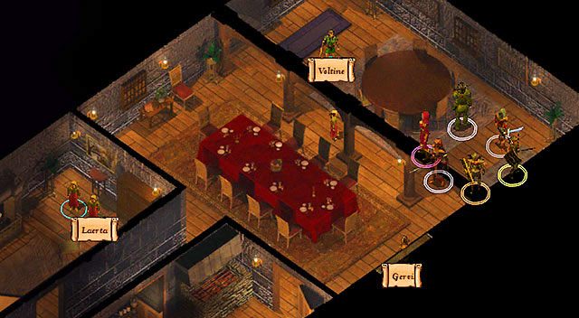 Wejdź do domu [4] i porozmawiaj z bliźniaczkami, które opowiedzą Ci historię i straszydle, które nocami zagląda im do okien - Laetra i Louise | Rozdział 5 - zadania poboczne | Solucja Baldurs Gate - Baldurs Gate: Enhanced Edition - poradnik do gry