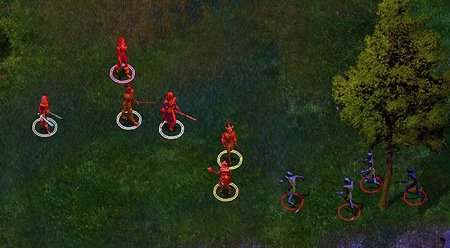 Obejdź dokładnie farmę i odszukaj kilka grup zombich (ich lokalizacje zaznaczone są na mapie czerwonym x) - Zniewolona nimfa; Plaga zombie | Rozdział 5 - zadania poboczne | Baldurs Gate - Baldurs Gate: Enhanced Edition - poradnik do gry