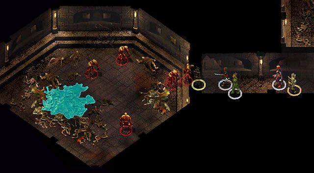 Na koniec pozostaje Ci odwiedzenie krypty [5], którą zamieszkują Ghasty - Morderstwo | Rozdział 6 - zadania główne | Solucja Baldurs Gate - Baldurs Gate: Enhanced Edition - poradnik do gry