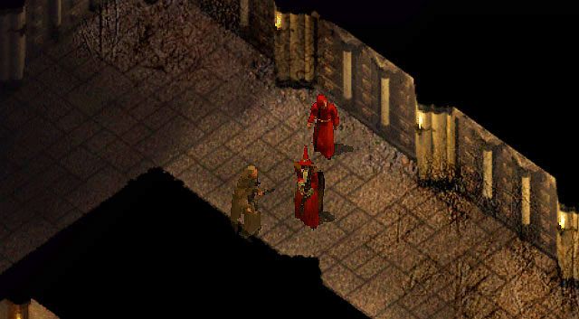 Przy wyjściu z głównej sali katakumb zostaniesz zatrzymany przez Elminstera, Tethorila i Goriona - Morderstwo | Rozdział 6 - zadania główne | Solucja Baldurs Gate - Baldurs Gate: Enhanced Edition - poradnik do gry