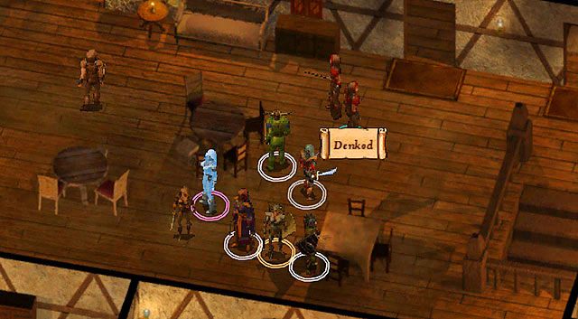 Kiedy znajdziesz się w Gildii Złodziei [1], zaczepi Cię Denkod i skieruje Cię do Labiryntu Złodziei (schody po prawej), którym uciekł Sarevok - Ostatnie chwile tandemu | Rozdział 7 - zadania główne i poboczne | Baldurs Gate - Baldurs Gate: Enhanced Edition - poradnik do gry