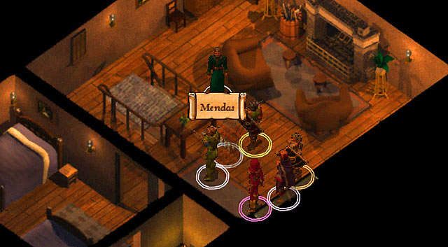 Aby rozpocząć to zadanie, wejdź do domu Mendasa [1] i porozmawiaj z gospodarzem - Tajemnicza Wyspa (1) | Opowieści z Wybrzeża Mieczy | Solucja Baldurs Gate - Baldurs Gate: Enhanced Edition - poradnik do gry