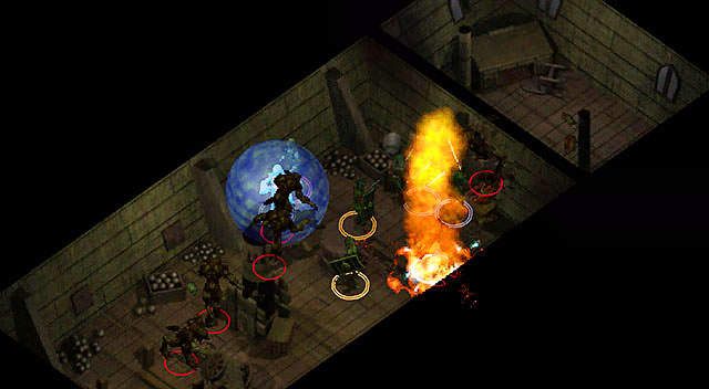 Wyposażony w ostrza Kondar, Zguba Likantropów oraz Miecz Baldurana (opcjonalnie również Płomienny Jęzor +1), zaatakuj większego łakowilka z całą siłą (Daese powinna w tym momencie być już martwa) Karoug/większy łakowilk regeneruje się z niebywałą prędkością - Tajemnicza Wyspa (1) | Opowieści z Wybrzeża Mieczy | Solucja Baldurs Gate - Baldurs Gate: Enhanced Edition - poradnik do gry