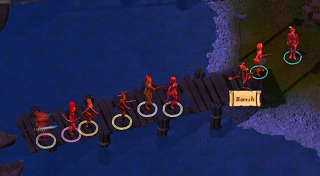 Po powrocie do wioski, na molo zatrzyma Cię Baresh [B] - Tajemnicza Wyspa (2) | Opowieści z Wybrzeża Mieczy | Solucja Baldurs Gate - Baldurs Gate: Enhanced Edition - poradnik do gry