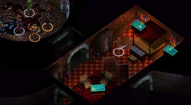 Przejdź do sypialni [4] i wyjmij Kamień strażniczy Kiela z szafki po prawej stronie łóżka (potrzebne do otwarcia drzwi 3) - Wieża Durlaga- Labirynt Durlaga (poziom 1-2) | Opowieści z Wybrzeża Mieczy - Baldurs Gate: Enhanced Edition - poradnik do gry