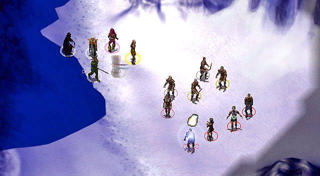 Tuż po dotarciu do tej lokacji, natkniesz się na na grupę mnichów, którzy chcą zabić swoich niedoszłych adeptów - Rasaad | Postacie i zadania z Enhanced Edition | Solucja Baldurs Gate - Baldurs Gate: Enhanced Edition - poradnik do gry