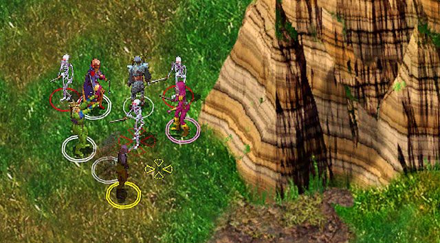 Zaraz po zjawieniu się w tej lokacji [1], twoja drużyna zostanie zaatakowana przez Szkielety - Dorn Il-Khan | Postacie i zadania z Enhanced Edition | Solucja Baldurs Gate - Baldurs Gate: Enhanced Edition - poradnik do gry
