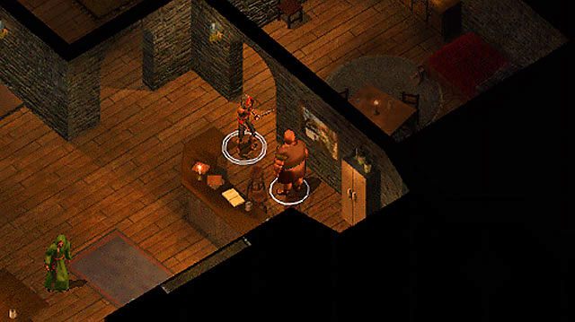 Najpierw wejdź do gospody i porozmawiaj z gospodarzem Winthropem (grubasek za ladą) i przejrzyj jego asortyment - Prolog - zadanie główne - Odszukaj Goriona | Prolog Baldurs Gate - Baldurs Gate: Enhanced Edition - poradnik do gry