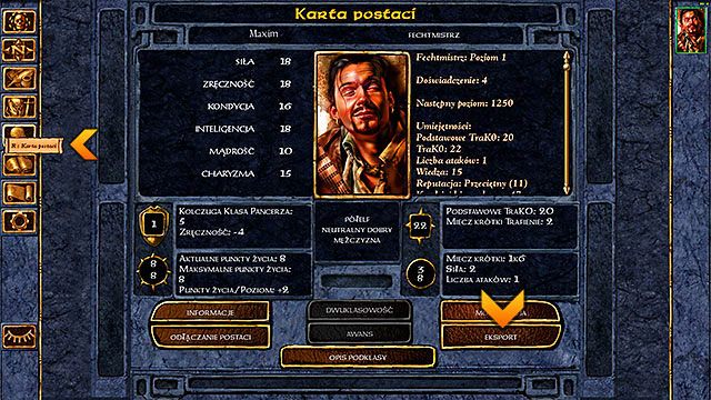 PRO TIP: Jeśli chcesz bardzo ułatwić sobie pierwsze chwile gry, w sposób nie do końca legalny, możesz podczas treningu zabrać swoim kompanom cały ekwipunek i przełożyć go do swojego - Prolog - zadanie główne - Odszukaj Goriona | Prolog Baldurs Gate - Baldurs Gate: Enhanced Edition - poradnik do gry