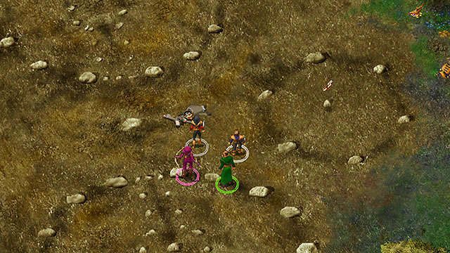 Z Xzarem i Montaronem w drużynie, udaj się kamiennych kręgów [2], gdzie tajemnicza postać zgładziła twojego przybranego ojca - Droga do gospody Pod Pomocną Dłonią | Rozdział 1 - zadania główne - Baldurs Gate: Enhanced Edition - poradnik do gry