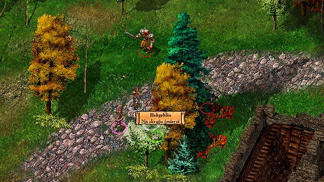 Banda rzeczonych hobgoblinów znajduje się na północ od gospody [5] - Pierścień tańczącego płomienia Joii | Rozdział 1 - zadania poboczne - Baldurs Gate: Enhanced Edition - poradnik do gry