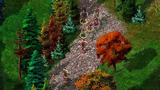 Idąc traktem, natkniesz się na kilka pół-ogrów, które czatują przy zwłokach bezimiennego niziołka - Mąż Mirianne | Rozdział 1 - zadania poboczne | Solucja Baldurs Gate - Baldurs Gate: Enhanced Edition - poradnik do gry