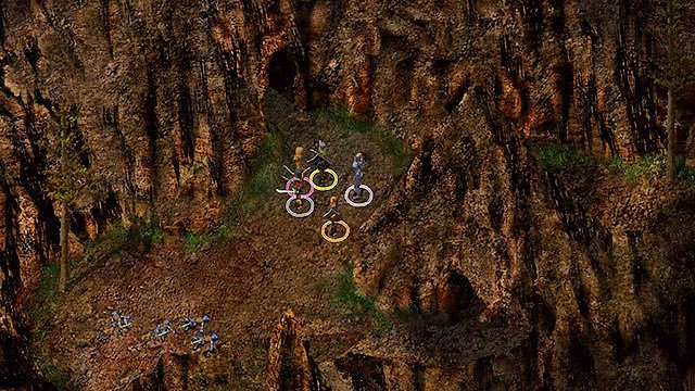 Nieco na północ, tuż poniżej twierdzy znajdziesz dwie jaskinie - Wizyta w kopalni Nashkel | Rozdział 2 - zadania główne | Solucja Baldurs Gate - Baldurs Gate: Enhanced Edition - poradnik do gry