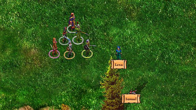 Właściwa część zadania rozpoczyna się podczas rozmowy z Leną [B] - Samuel i Lena | Rozdział 2 - zadania poboczne | Solucja Baldurs Gate - Baldurs Gate: Enhanced Edition - poradnik do gry