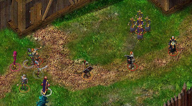 Po drugiej stronie muru natkniesz się na morderców Drasusa, Rezdana, Genthora i Kysusa [B] - Sparaliżowanie kopalni w Kniei Otulisko | Rozdział 4 - zadania główne - Baldurs Gate: Enhanced Edition - poradnik do gry