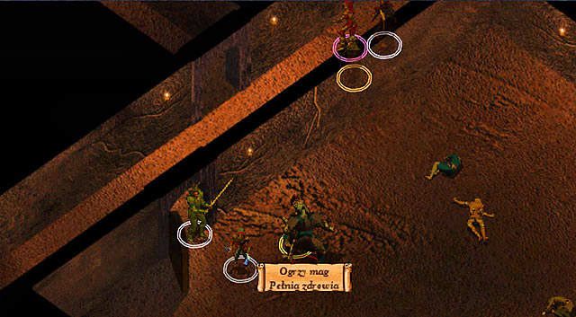 W komnacie pełnej zwłok, na południowym-wschodzie czai się niewidzialny Ogrzy Mag [B], który zagadnie do Ciebie, kiedy wejdziesz do komnaty - Sparaliżowanie kopalni w Kniei Otulisko | Rozdział 4 - zadania główne - Baldurs Gate: Enhanced Edition - poradnik do gry