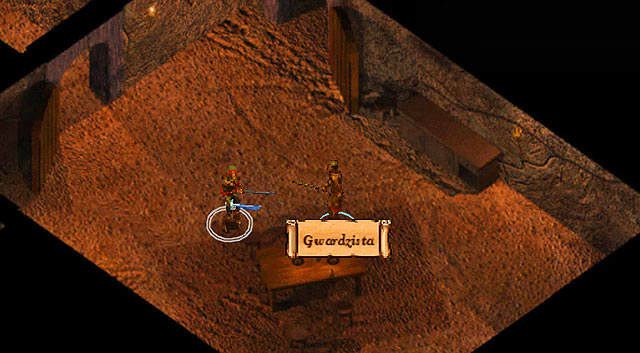 Walki z gwardzistą [C] można uniknąć, podając się za wysłanników z Wrót Baldura, ale nie jest to konieszne i możesz go po prostu zabić - Sparaliżowanie kopalni w Kniei Otulisko | Rozdział 4 - zadania główne - Baldurs Gate: Enhanced Edition - poradnik do gry