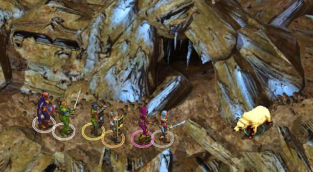 Po teleportacji, wylądujesz na małej wysepce otoczonej bezkresnym lodem - Płaszcz Shandalara | Opowieści z Wybrzeża Mieczy | Solucja Baldurs Gate - Baldurs Gate: Enhanced Edition - poradnik do gry