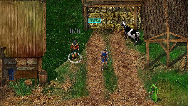 Zagubioną książkę znajdziesz w snopie siana, pod dachem znajdującej się nieco na wschód szopy [3] - Prolog - zadania poboczne | Prolog Baldurs Gate - Baldurs Gate: Enhanced Edition - poradnik do gry