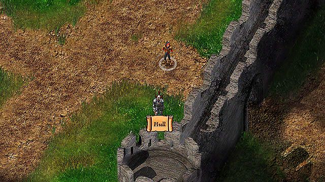 Hull [E] to hulaka (;)), który po pierwsze zapomniał o dostarczeniu lekarstwa dla Nessi (zadanie Krowa Dreppina), a po drugie zapomniał również zabrać z koszar swojego miecza - Prolog - zadania poboczne | Prolog Baldurs Gate - Baldurs Gate: Enhanced Edition - poradnik do gry